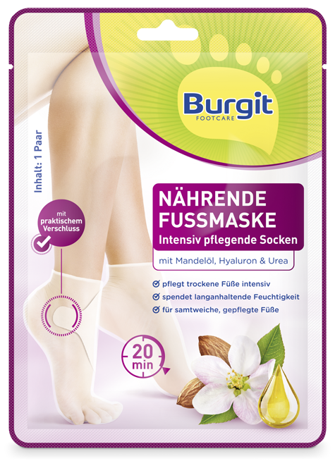 Nährende Fußmaskensocken