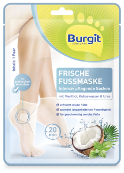 Frische Fußmaskensocken