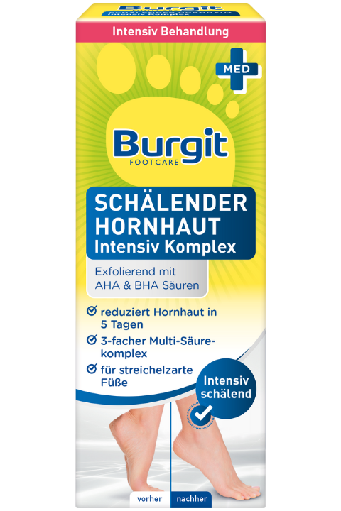 Schälender Hornhaut Intensiv Komplex