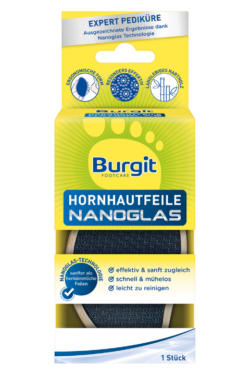 Hornhautfeile Nanoglas