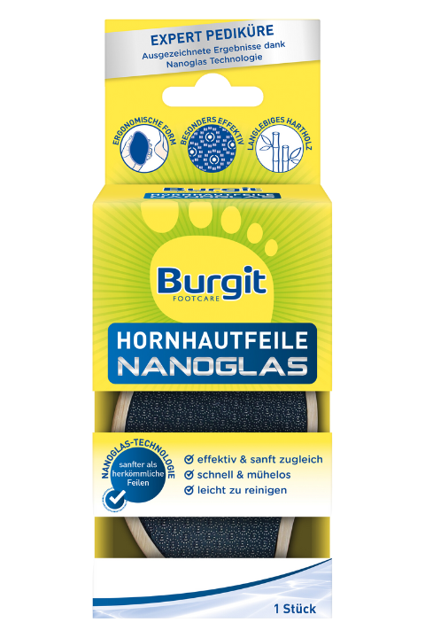 Hornhautfeile Nanoglas